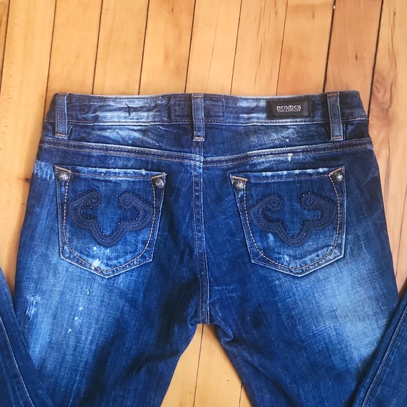 LOW WAIST Skinny Jeans Y2K - Picture 5 of 7